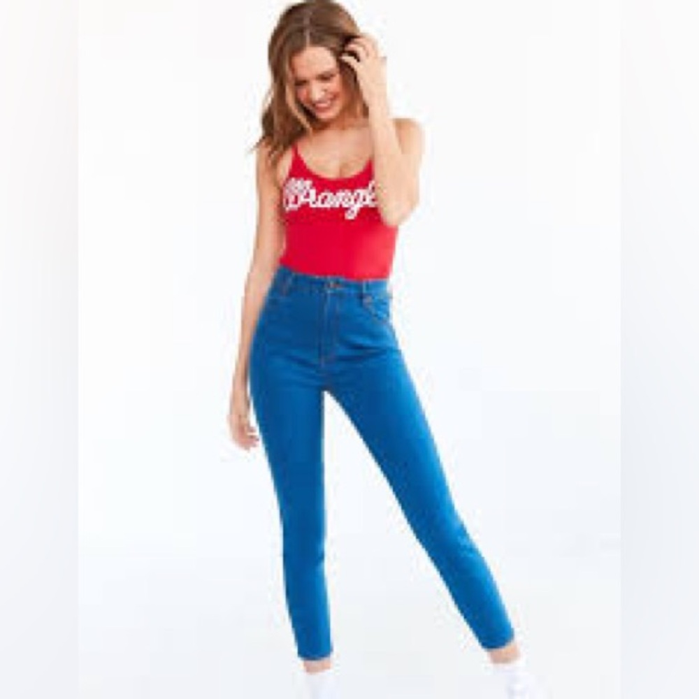 Wrangler‎ x Urban Outfitters Hi Pins Pin-Up Skinny Jeans NWOT